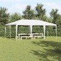 Carpa de Fiesta Blanco 600 x 400 x 266 cm Poliéster y Acero