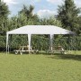 Carpa de Fiesta Blanco 600 x 400 x 266 cm Poliéster y Acero