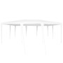 Carpa de Fiesta Blanco 600 x 400 x 266 cm Poliéster y Acero