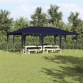 Carpa de Fiesta Azul y Blanco 600 x 400 x 266 cm