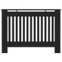 Black MDF radiator cover 112x19x81.5 cm by vidaXL, Accessories for heating radiators - Ref: Foro24-288174, Price: 77,71 €, Di...