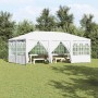 Carpa de Fiesta Blanco 600 x 400 x 266 cm Poliéster y Acero