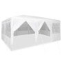 Carpa de Fiesta Blanco 600 x 400 x 266 cm Poliéster y Acero