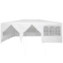 Carpa de Fiesta Blanco 600 x 400 x 266 cm Poliéster y Acero