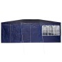 Carpa de Fiesta Azul y Blanco 600 x 400 x 266 cm
