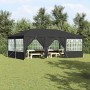 Carpa de Fiesta Antracita y Blanco 600 x 400 x 266 cm
