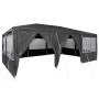 Carpa de Fiesta Antracita y Blanco 600 x 400 x 266 cm