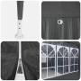 Carpa de Fiesta Antracita y Blanco 600 x 400 x 266 cm