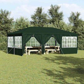 Carpa de Fiesta Verde y blanco 600 x 400 x 266 cm