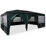 Carpa de Fiesta Verde y blanco 600 x 400 x 266 cm