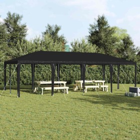 Carpa de Fiesta Antracita y Blanco 800 x 400 x 266 cm