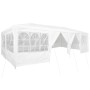Carpa de Fiesta Blanco 800 x 400 x 266 cm Poliéster y Acero