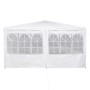 Carpa de Fiesta Blanco 800 x 400 x 266 cm Poliéster y Acero