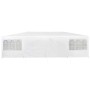 Carpa de Fiesta Blanco 800 x 400 x 266 cm Poliéster y Acero