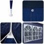 Carpa de Fiesta Azul y Blanco 800 x 400 x 266 cm