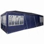 Carpa de Fiesta Azul y Blanco 800 x 400 x 266 cm
