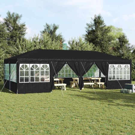 Carpa de Fiesta Antracita y Blanco 800 x 400 x 266 cm