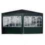 Carpa de Fiesta Verde y blanco 800 x 400 x 266 cm