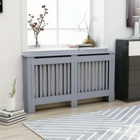 Anthrazitgraue MDF-Heizkörperabdeckung 152x19x81,5 cm von vidaXL, Zubehör für Heizkörper - Ref: Foro24-288176, Preis: 81,86 €...