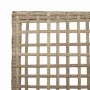Silla de Jardín 2 pcs Beige 53 x 60 x 85cm ratán sintético