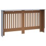 Anthrazitgraue MDF-Heizkörperabdeckung 152x19x81,5 cm von vidaXL, Zubehör für Heizkörper - Ref: Foro24-288176, Preis: 84,47 €...