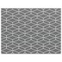 Alfombra de exterior ARAKIL Gris y blanco 250 x 300 cm PP