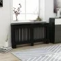 Schwarze MDF-Heizkörperabdeckung 152x19x81,5 cm von vidaXL, Zubehör für Heizkörper - Ref: Foro24-288177, Preis: 98,63 €, Raba...