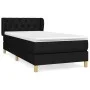 Box spring bed with black fabric mattress 80x200 cm by vidaXL, Beds and slatted bases - Ref: Foro24-3126999, Price: 290,25 €,...