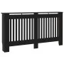 Schwarze MDF-Heizkörperabdeckung 152x19x81,5 cm von vidaXL, Zubehör für Heizkörper - Ref: Foro24-288177, Preis: 98,63 €, Raba...