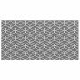 Alfombra de exterior ARAKIL Gris y blanco 250 x 500 cm PP