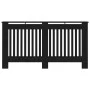 Schwarze MDF-Heizkörperabdeckung 152x19x81,5 cm von vidaXL, Zubehör für Heizkörper - Ref: Foro24-288177, Preis: 98,63 €, Raba...