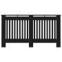 Schwarze MDF-Heizkörperabdeckung 152x19x81,5 cm von vidaXL, Zubehör für Heizkörper - Ref: Foro24-288177, Preis: 104,80 €, Rab...