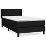 Box spring bed with black fabric mattress 80x200 cm by vidaXL, Beds and slatted bases - Ref: Foro24-3129907, Price: 287,05 €,...