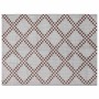 Alfombra de exterior ARAKIL Marrón y blanco 300 x 400 cm PP
