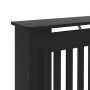 Schwarze MDF-Heizkörperabdeckung 152x19x81,5 cm von vidaXL, Zubehör für Heizkörper - Ref: Foro24-288177, Preis: 98,63 €, Raba...