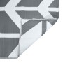 Alfombra de exterior ARAKIL Gris 300 x 400 cm PP