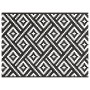 Alfombra de exterior ARAKIL Blanco y negro 300 x 400 cm PP