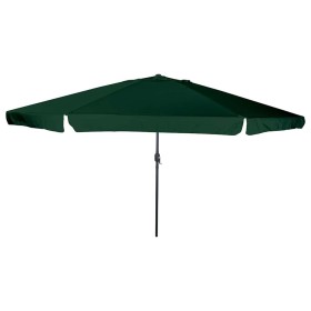 Parasol de jardín Verde y Negro 395 x 395 x 245 cm