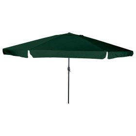 Parasol de jardín Verde y Negro 395 x 395 x 245 cm