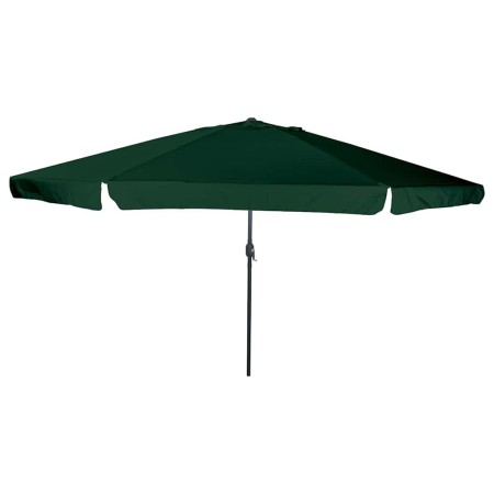 Parasol de jardín Verde y Negro 395 x 395 x 245 cm