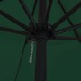 Parasol de jardín Verde y Negro 395 x 395 x 245 cm