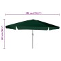 Parasol de jardín Verde y Negro 395 x 395 x 245 cm