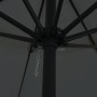 Parasol de jardín Antracita y Negro 395 x 395 x 245 cm
