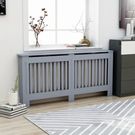 Anthrazitgraue MDF-Heizkörperabdeckung 172x19x81,5 cm von vidaXL, Zubehör für Heizkörper - Ref: Foro24-288179, Preis: 92,44 €...