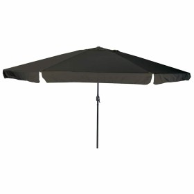 Parasol de jardín Negro 395 x 395 x 245 cm Poliéster y Acero
