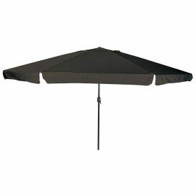 Parasol de jardín Negro 395 x 395 x 245 cm Poliéster y Acero