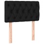 Box spring bed mattress and LED lights black fabric 80x200 cm by vidaXL, Beds and slatted bases - Ref: Foro24-3133351, Price:...