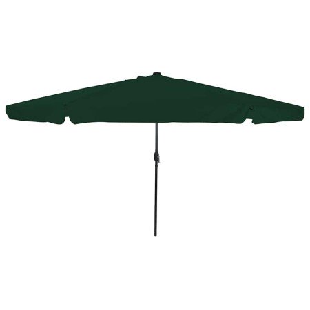 Parasol de jardín Verde y Negro 395 x 395 x 245 cm