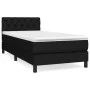 Box spring bed with black fabric mattress 80x200 cm by vidaXL, Beds and slatted bases - Ref: Foro24-3140251, Price: 281,33 €,...