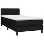 Box spring bed with black fabric mattress 80x200 cm by vidaXL, Beds and slatted bases - Ref: Foro24-3140251, Price: 281,33 €,...